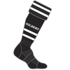 Gilbert socks high density padding in heel and toe and underfoot mesh ventilation on top of foot elasticated arch and ankle support flat toe seam fold over cuff