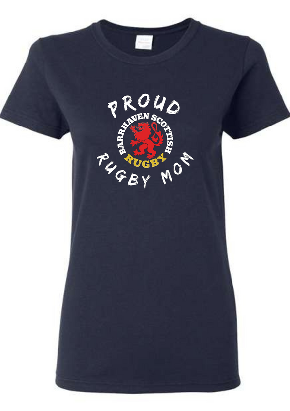 Barrhaven Scottish RFC - Proud Rugby Mom Cotton Tee