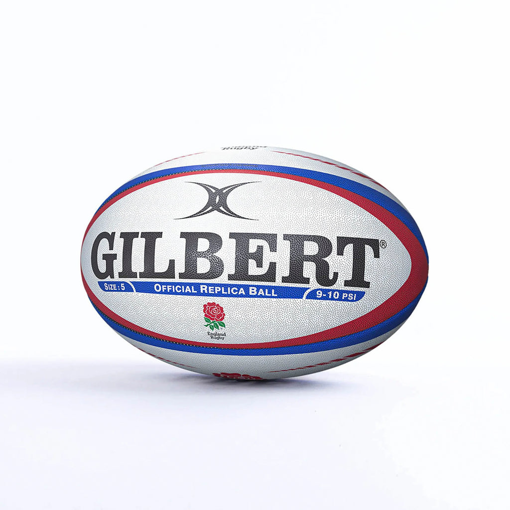 International Country England Rugby Ball – Size 5, Cubs Training Ball, White/Red