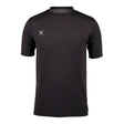 A black Gilbert Pro Range athletic tee with short sleeves and the Gilbert logo on the upper left chest area.