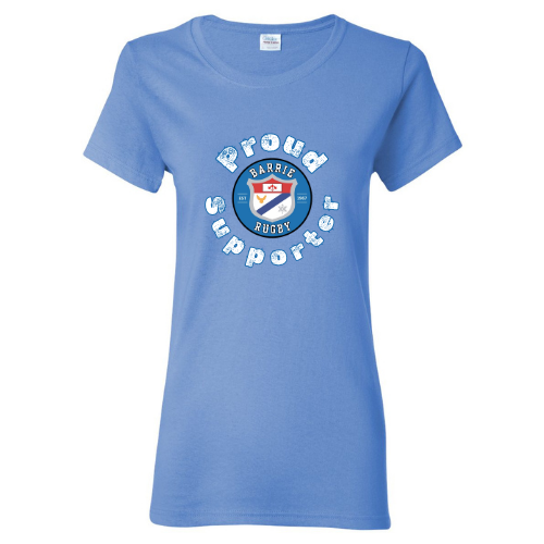 Barrie RFC - Proud Supporter (Women's Cotton Tee)