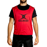 Gilbert Polyester Bib adult slipover bib with reinforced arm and neck openings for training and practice