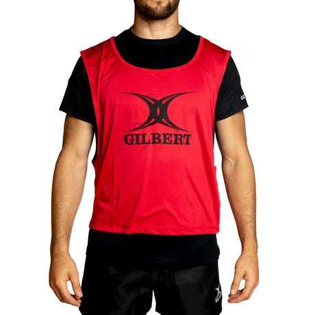 Gilbert Polyester Bib adult slipover bib with reinforced arm and neck openings for training and practice