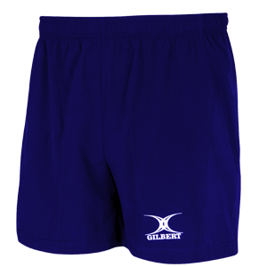 Gilbert Virtuo Short elite level rugby specific fit sport-specific fabrics elasticated waist with drawcord and non-slip tape stretch for ease of movement