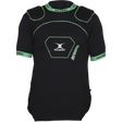 Gilbert Atomic V2 Body Armour black and green lightweight shoulder and sternum cover